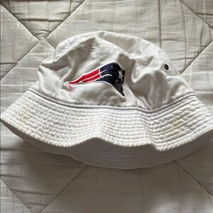 Kids White Bucket Hat